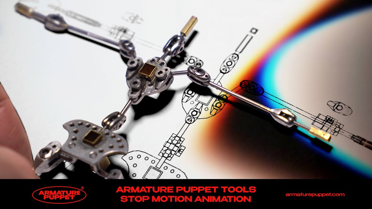 Stop Motion Armature Puppet - Skeleton Details
