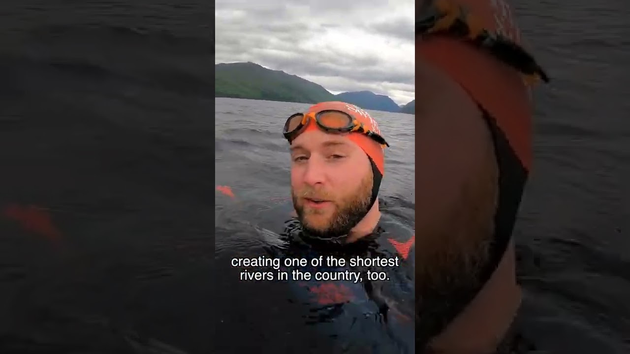 Swimming The Deepest Water In Britain. 310m of Loch M&ograve;rar 🌊