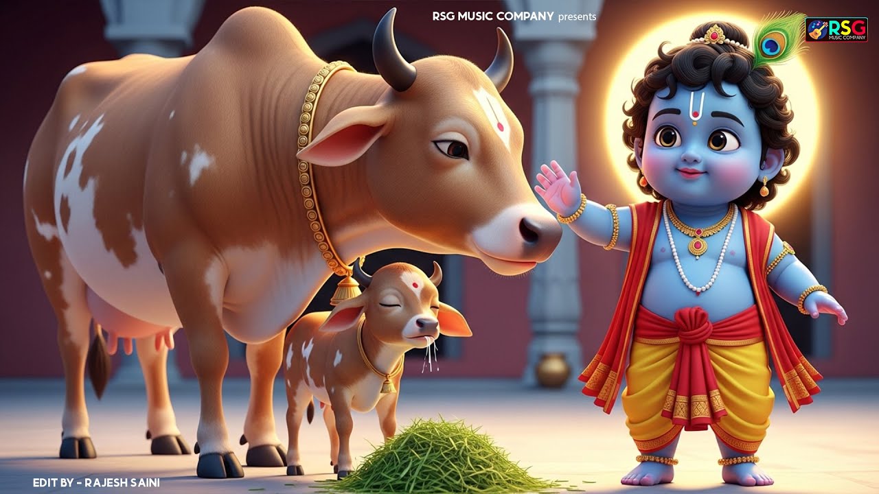 छोटी छोटी गैया - Choti Choti Gaiya Chote Chote Gwal | Krishna Bal Leela | Little Krishna Song