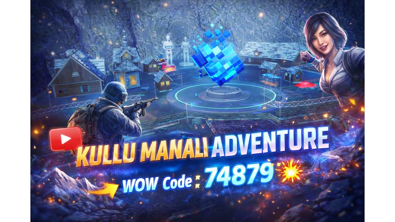 KULLU MANALI ADVENTURE 🏔️ | BGMI WOW Mode Gameplay | Best Snow Map ❄️ | WOW Code 74879 #bgmi 