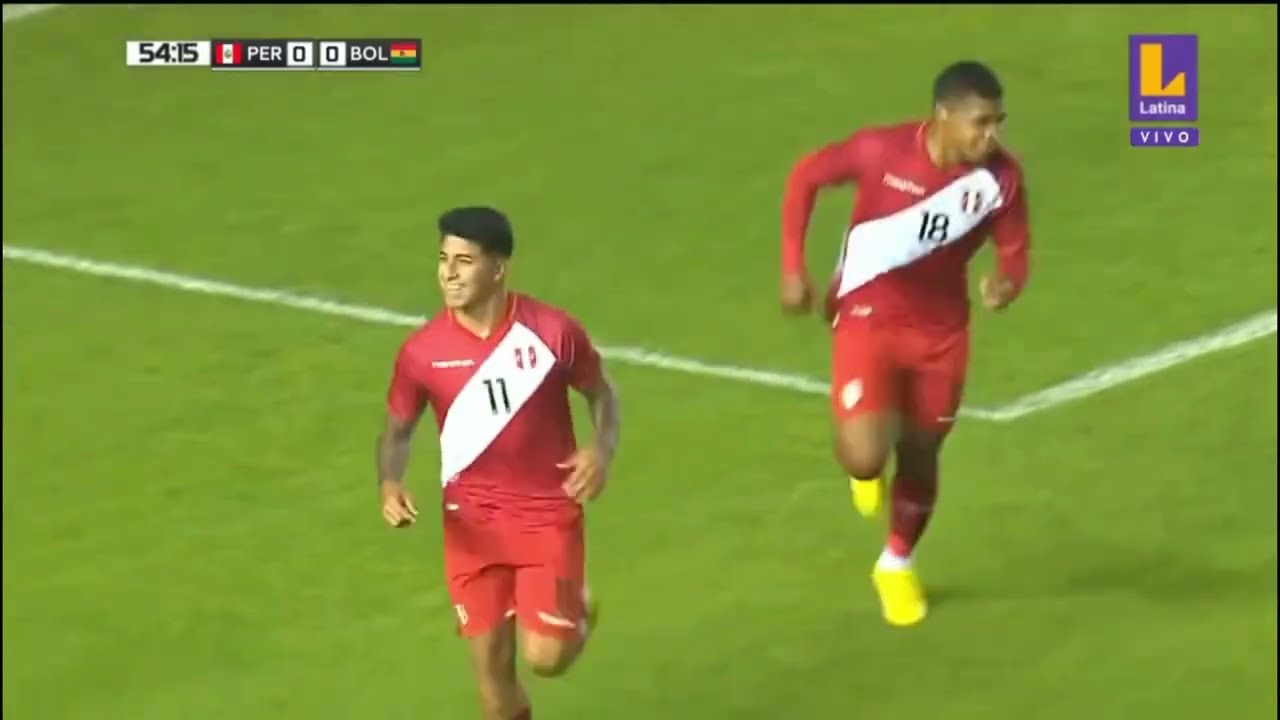 Gol de Luis Iberico (Asistencia de Cueva) vs Bolivia || Perú 1 - 0 Bolivia