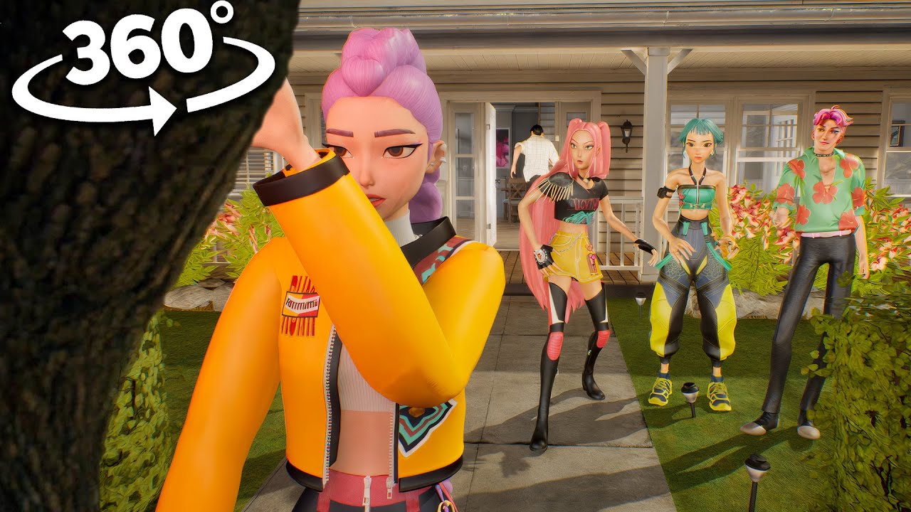 Игра в прятки KPop «Охотники на демонов» 360°! | VR 8K