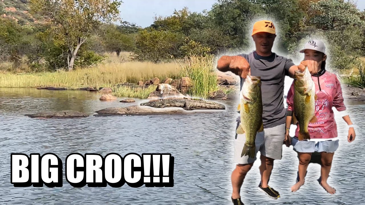 Bass Fishing Between CROCS! - Arabie Dam