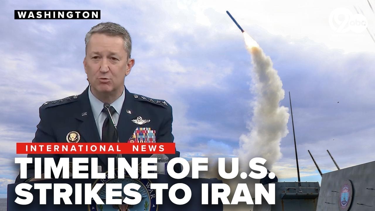 US military officials give full timeline of strikes against Iran