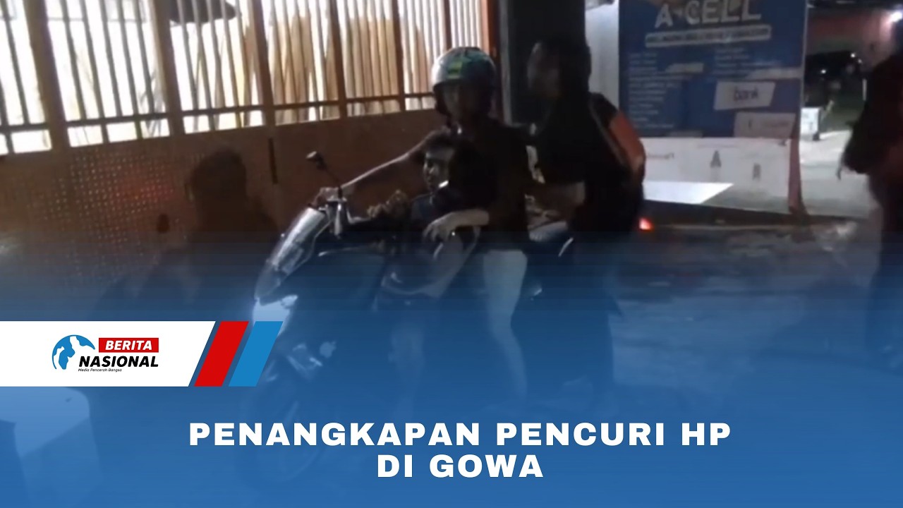 Penangkapan Pencuri Hp di Gowa