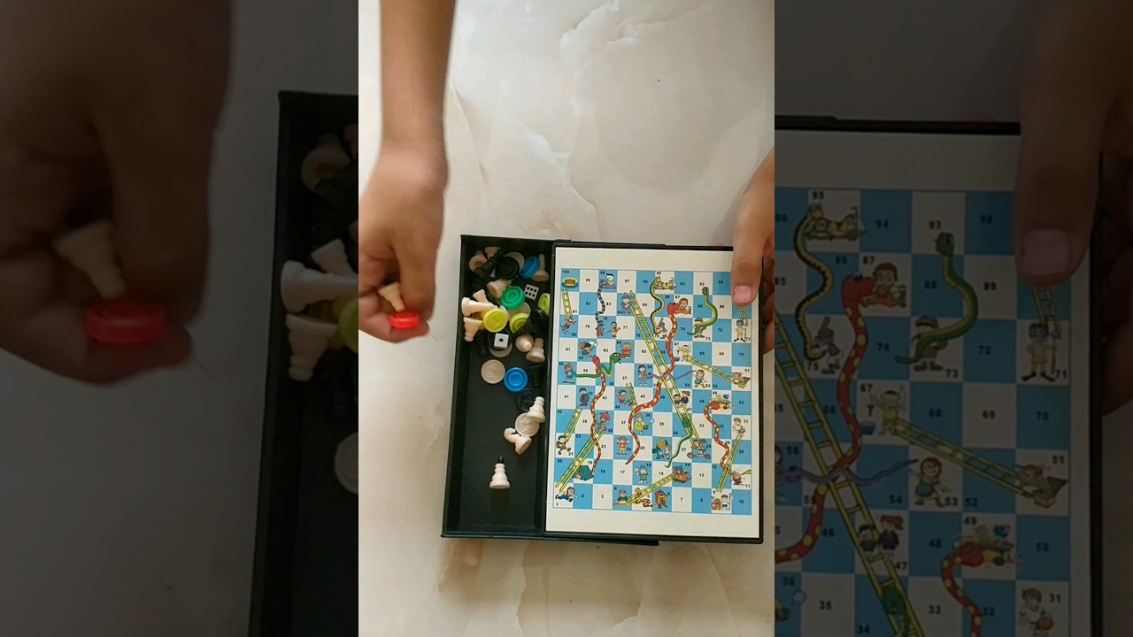 Kids chess/ ludo  5 in 1 set 🎲♟️ #asmr  #shorts