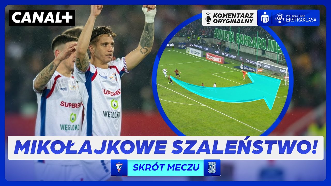 SZALONY MECZ W ZABRZU! GÓRNIK GÓRĄ W HICIE! GÓRNIK – LECH, SKRÓT MECZU