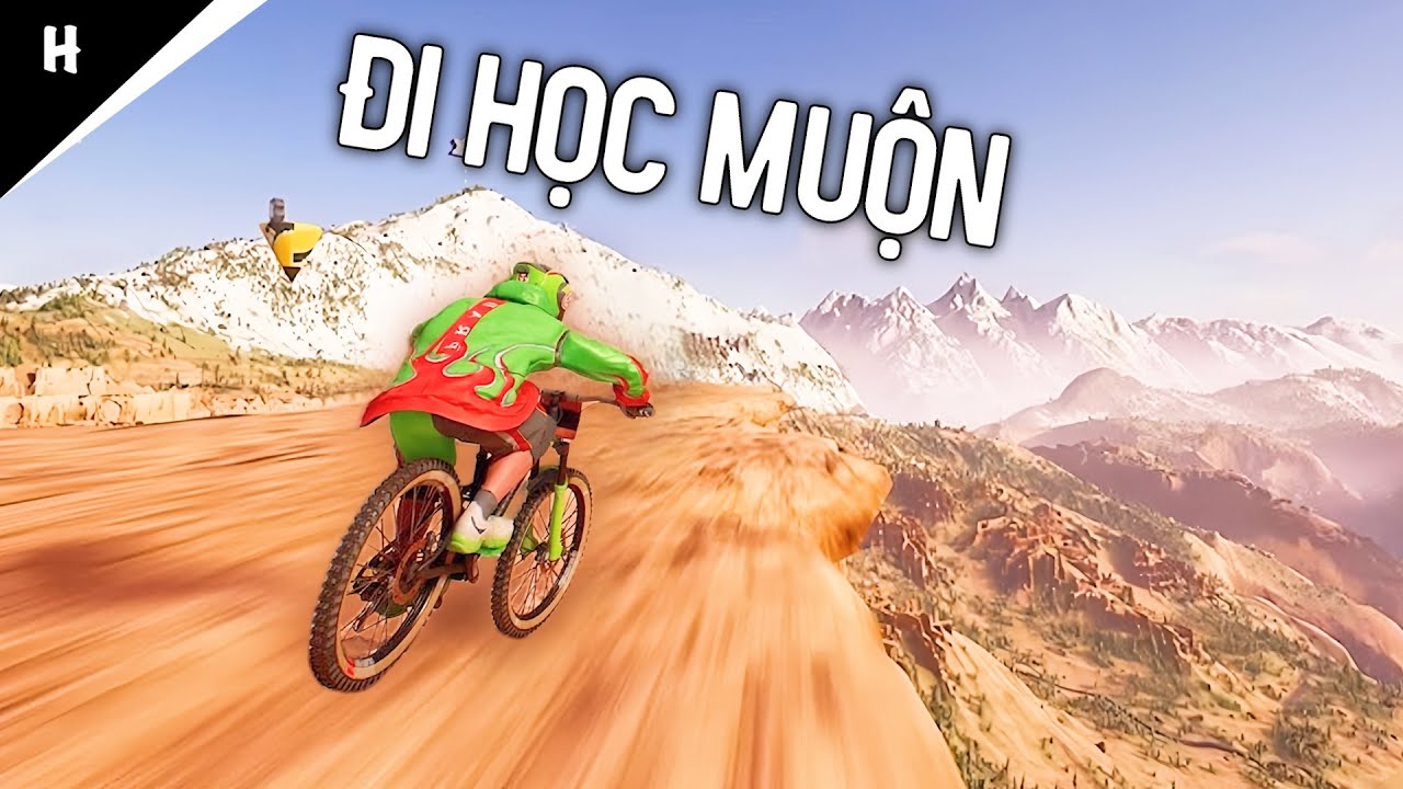 ĐÂY LÀ VẬN TỐC PHÓNG XE ĐẠP CỦA TÔI KHI ĐI HỌC MUỘN l Riders Republic