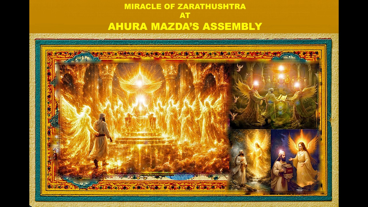 THE #MIGHTY #MIRACLES OF ASHO #ZARATHUSHTRA-STORY  OF  YOUNG ZARATHUSHTRA, AT THE ASSEMBLY OF MAZDA!