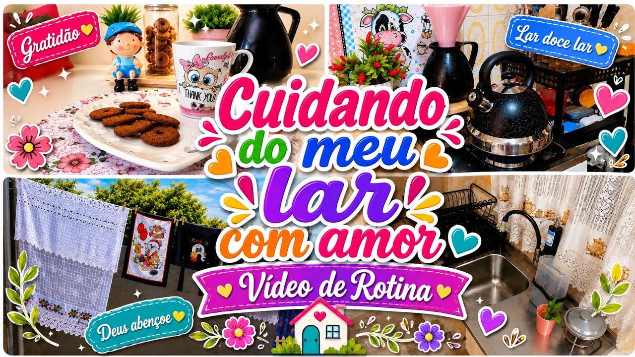 ✅ ROTINA DO LAR 🫧💖VLOG DO MEU DIA 🏡✨ ROTINA SIMPLES DE UMA DONA DE CASA 💝📽️