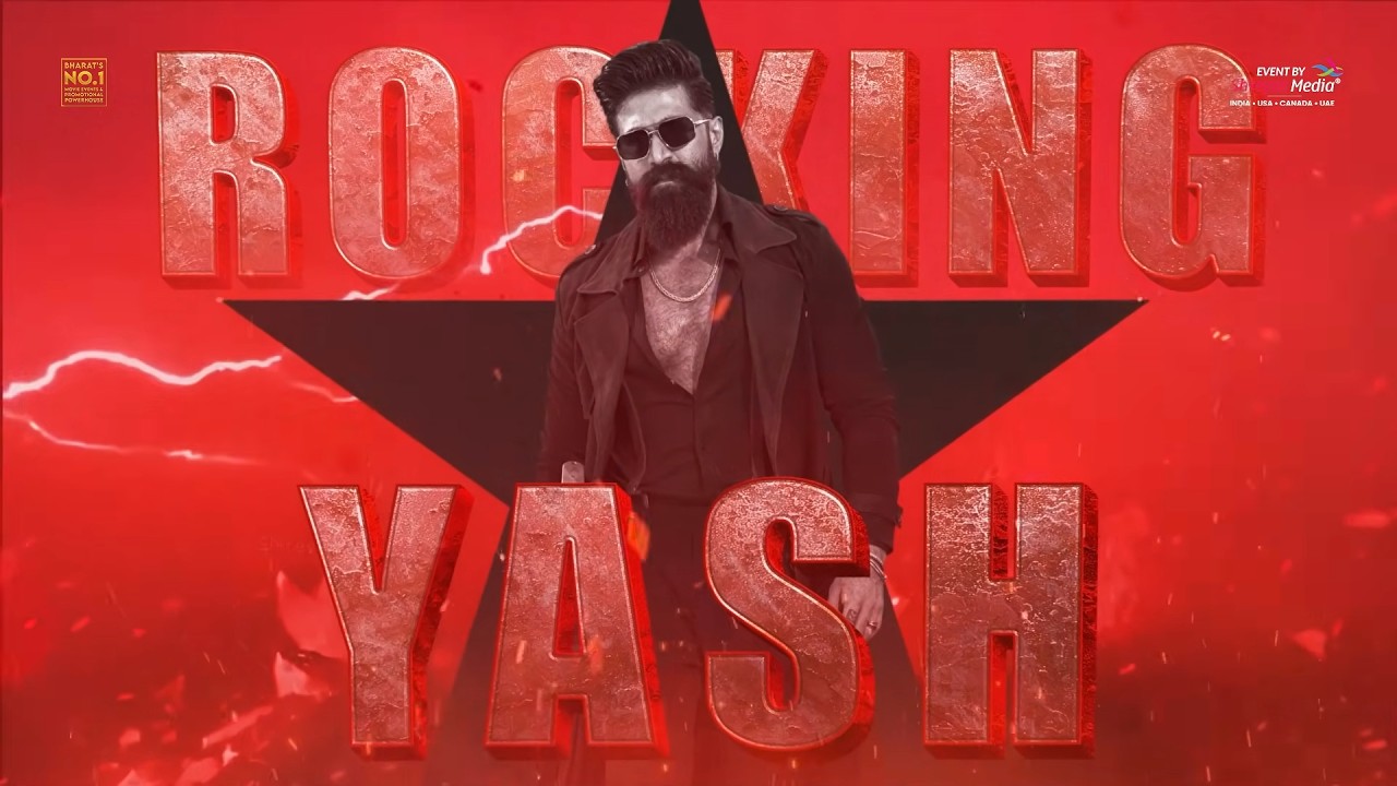 Rocking Star Yash Special Mashup | Toxic Pre Release Event Hyderabad | Shreyas Media