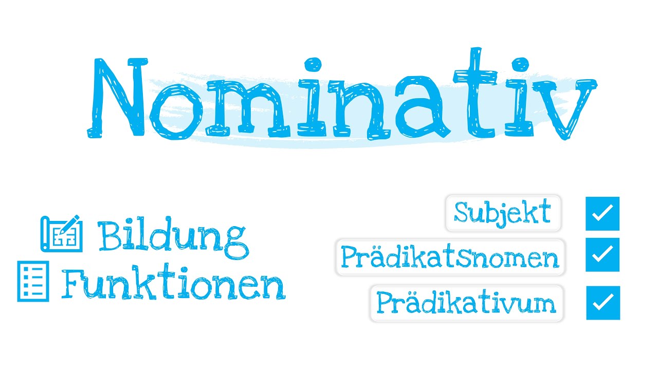Latein erklärt | Nominativ 🧮BILDUNG +🧾FUNKTIONEN (Gesamtüberblick)