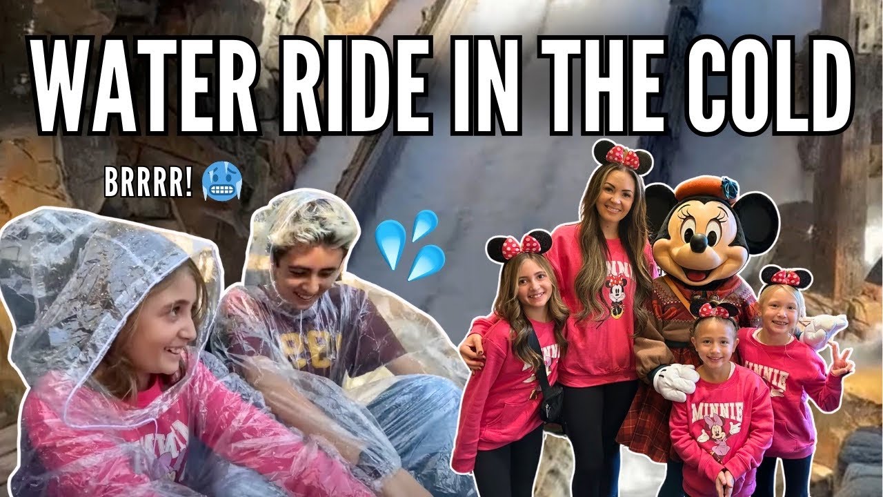 Riding the Grizzly River Run in Cold Weather! | One More Day 'til Christmas at Disneyland!