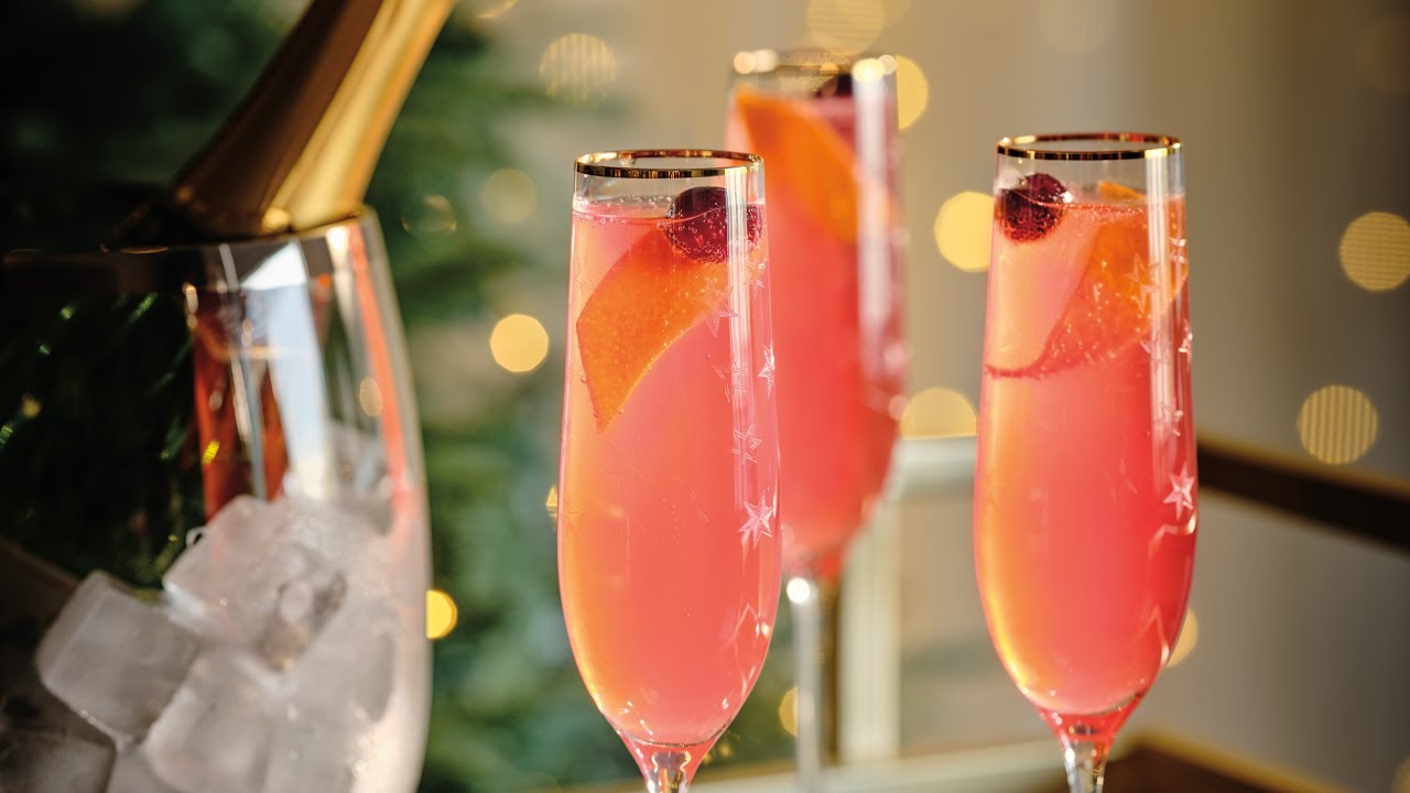 A Festive Gin Cocktail for Your Next Holiday Party | The Cranberry Citrus Sparkle