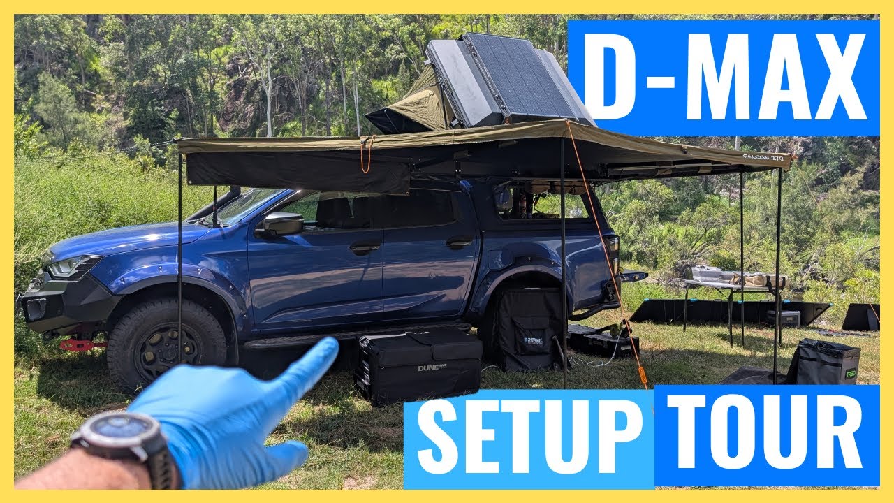 My Full ISUZU D-MAX Camping Setup | Full detailed setup walkthrough tour