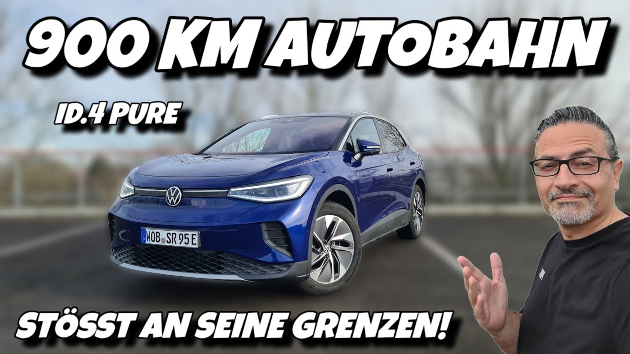 BASIS AKKU! VW ID.4 Pure erste Langstrecke im Winter. #ev #vw