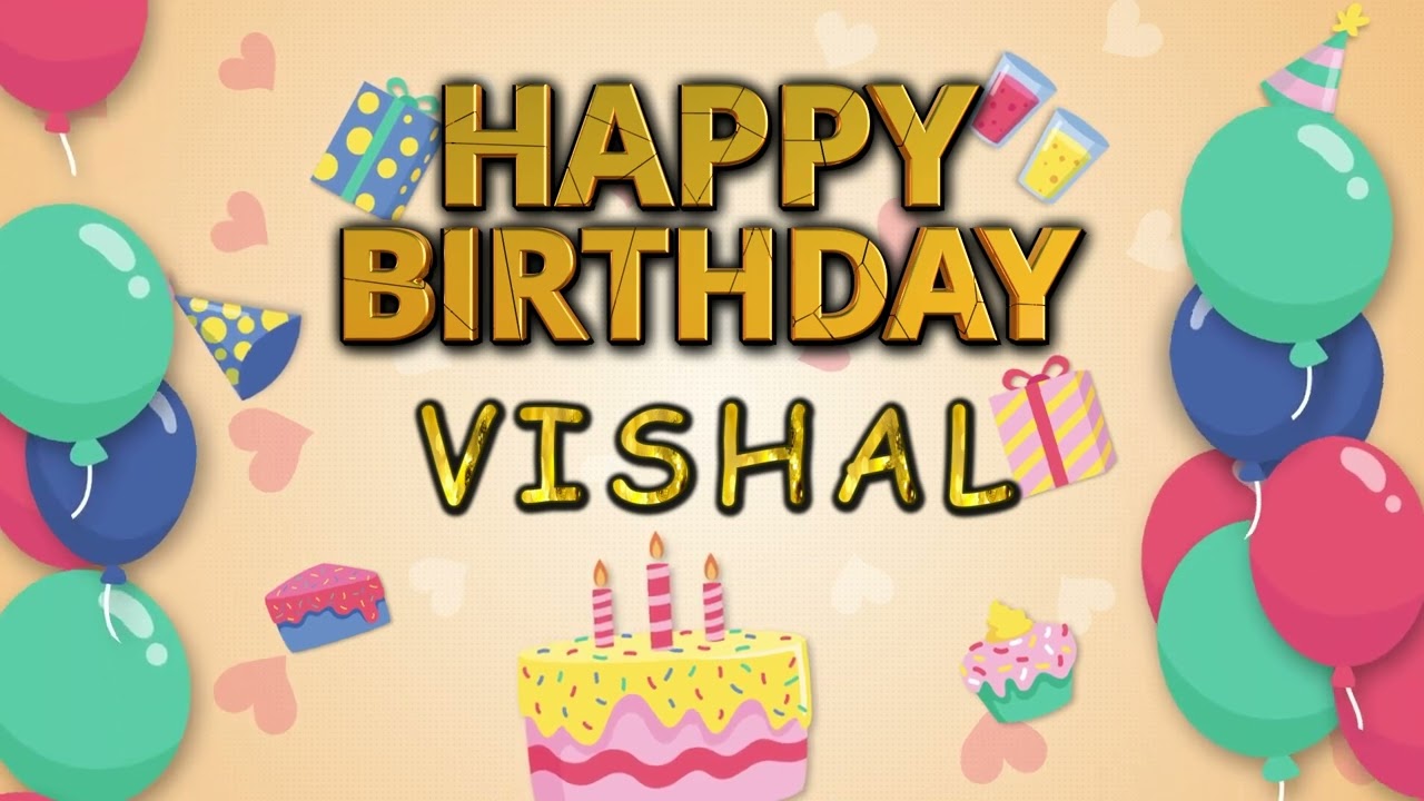 Birthday song for Vishal | Happy Birthday to you | #Birthday #birthdaysongwithname