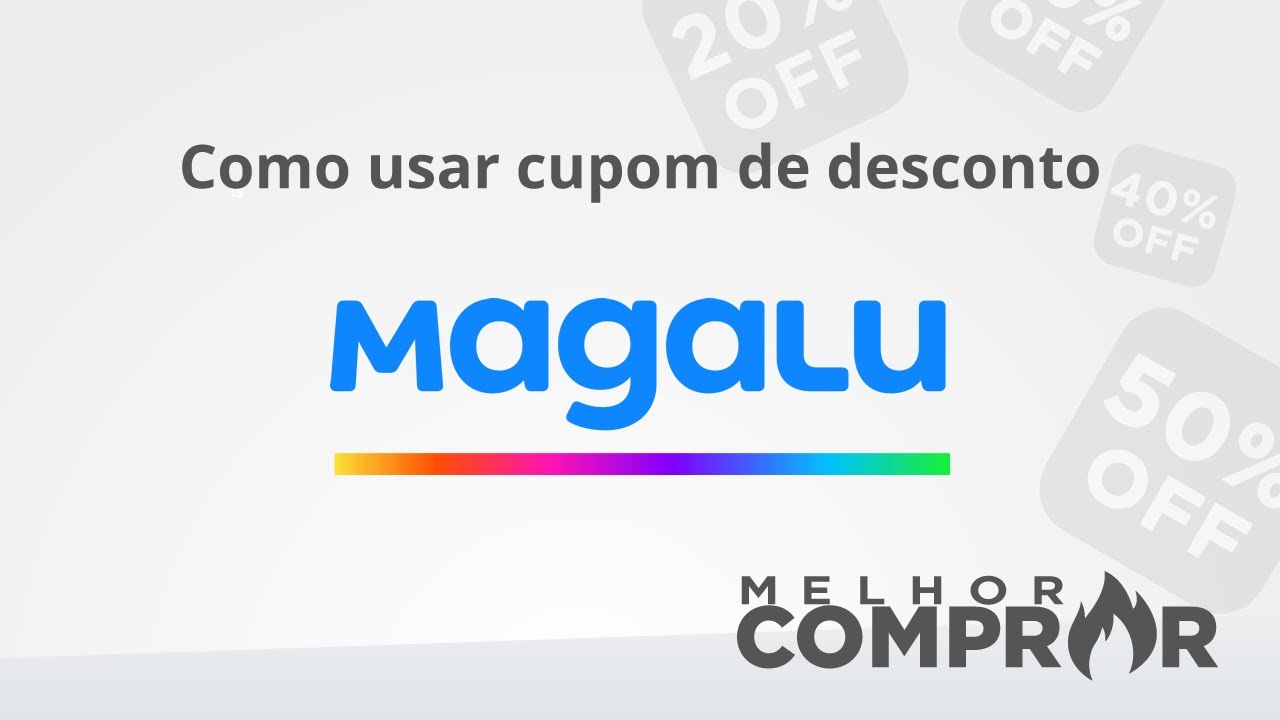Como usar cupom de desconto Magazine Luiza