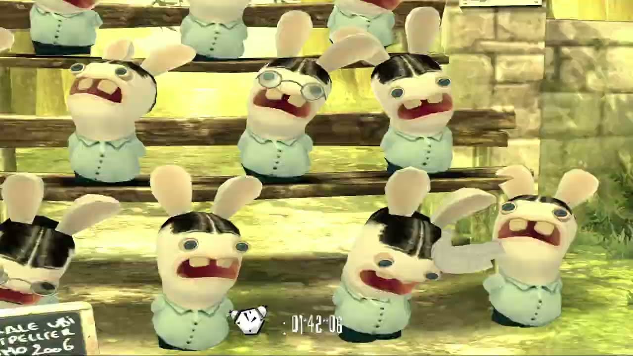 9,696 points (1000/1000) - Bunnies Have A Great Ear For Music; Rayman Raving Rabbids