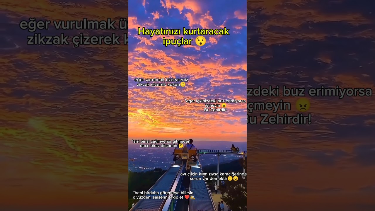 Hayatınızı kurtaracak ipuclar