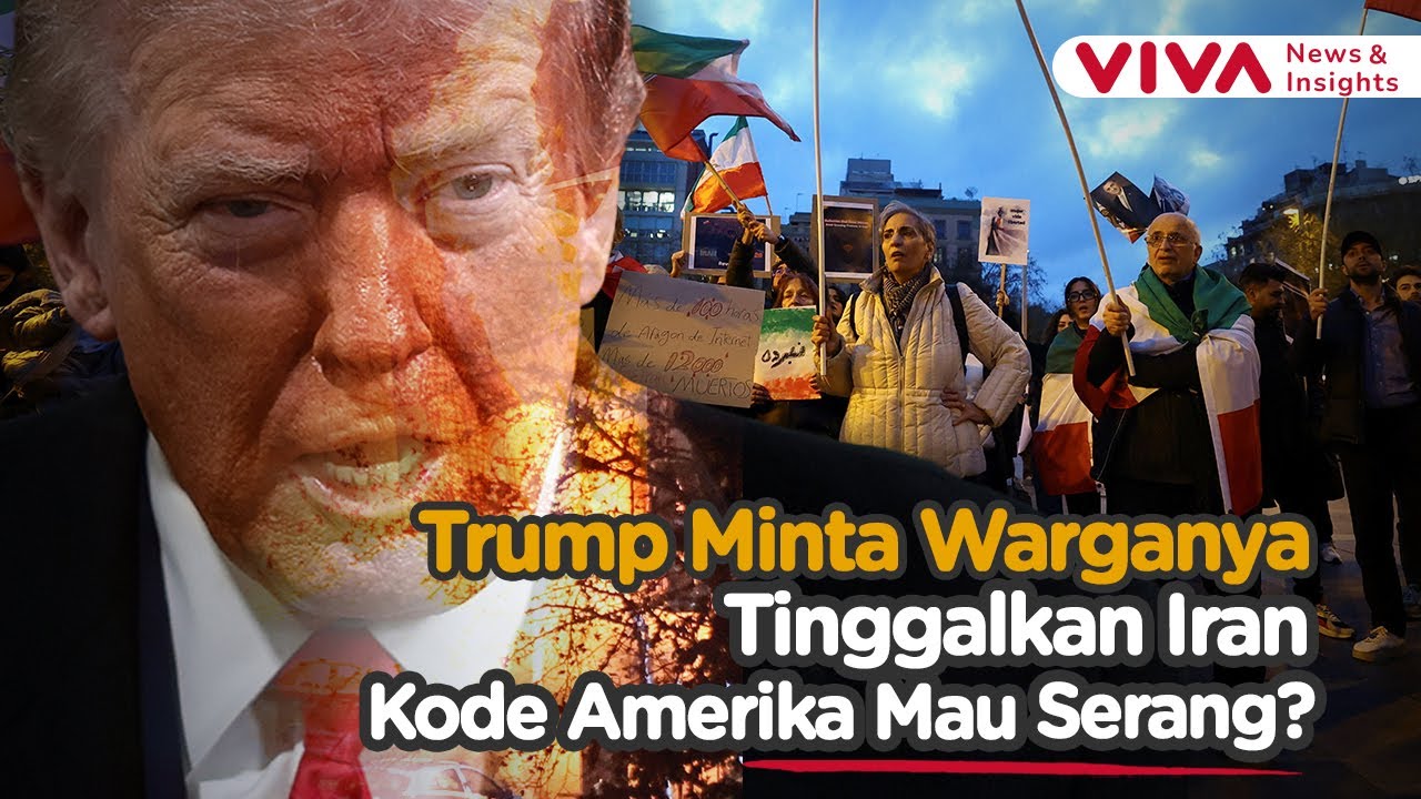 Protes Berdarah Iran, Trump Beri Sinyal Evakuasi Warga AS
