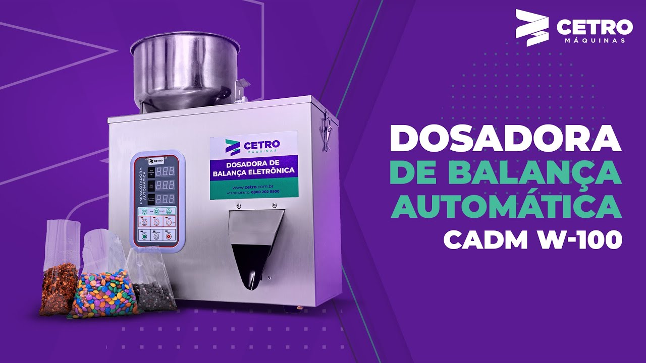 Dosadora de Balan&ccedil;a Autom&aacute;tica CADM W-100