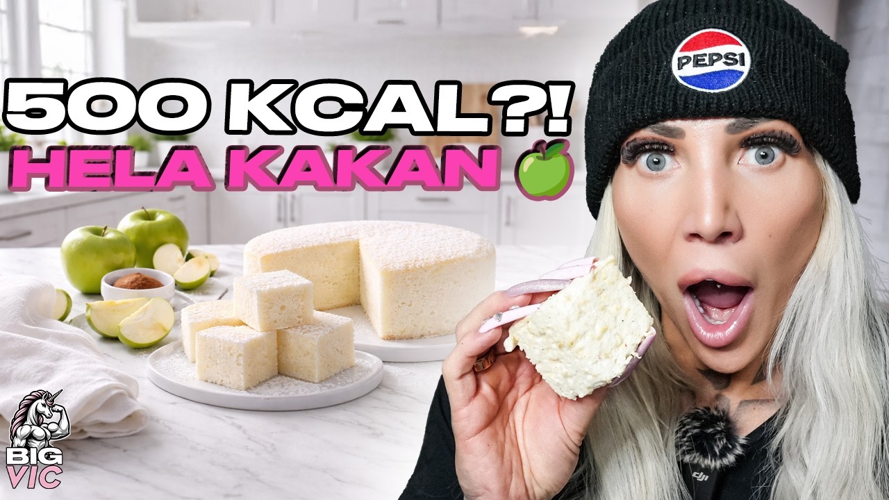 3 ingredienser. 500 kcal. Det här blev SJUKT fluffigt.
