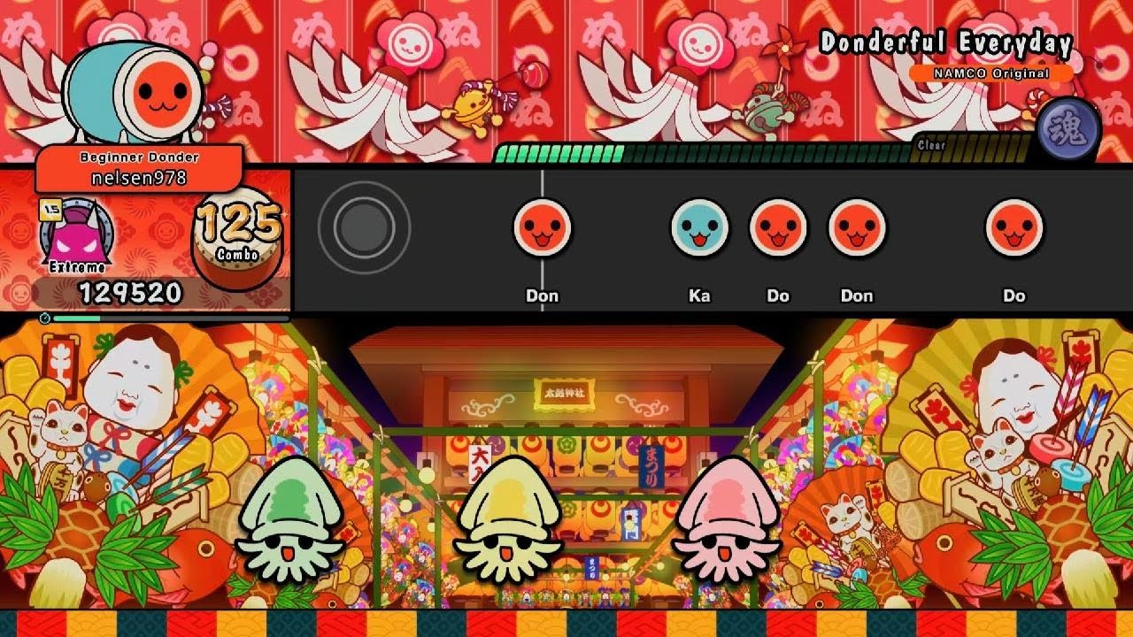 Taiko no Tatsujin: Rhythm Festival DEMO On Playstation 5. Donderful Everyday full combo