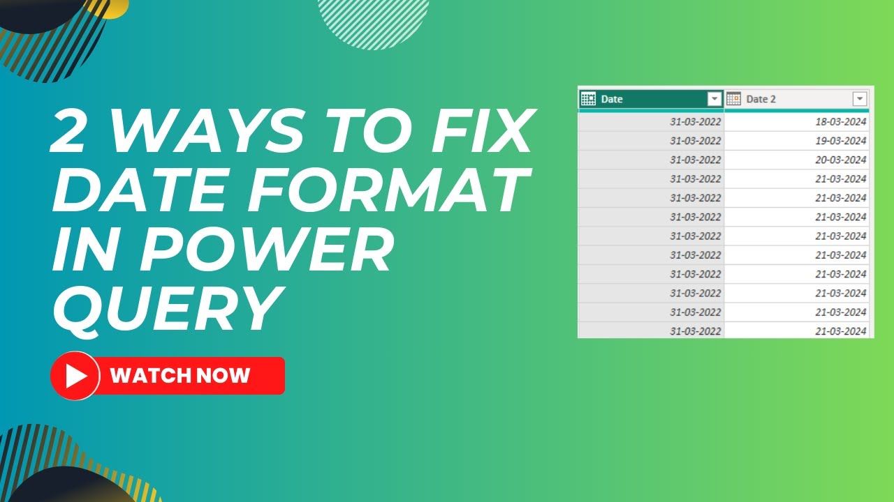 Не удаётся исправить формат даты в Power BI или Excel? Посмотрите это | Преобразование текста в д...