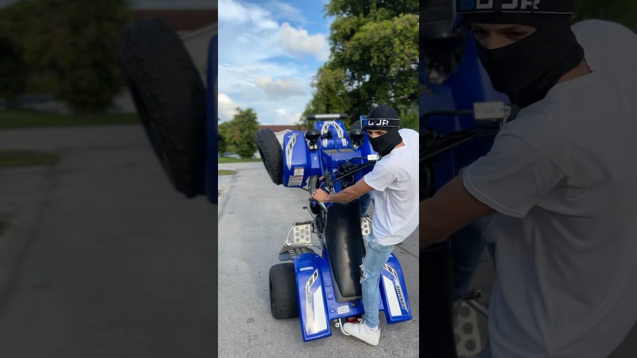 Тест-н-тюнинг двухтактного Banshee на проселочной дороге в Ямсе 