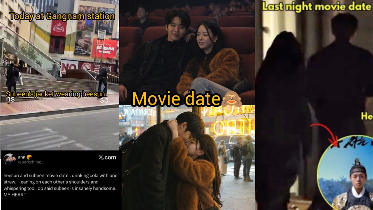 HEEBEEN CAUGHT on a Secret Movie Date? Fans Shocked by What Subeen Did!& together at Gangnamstation 