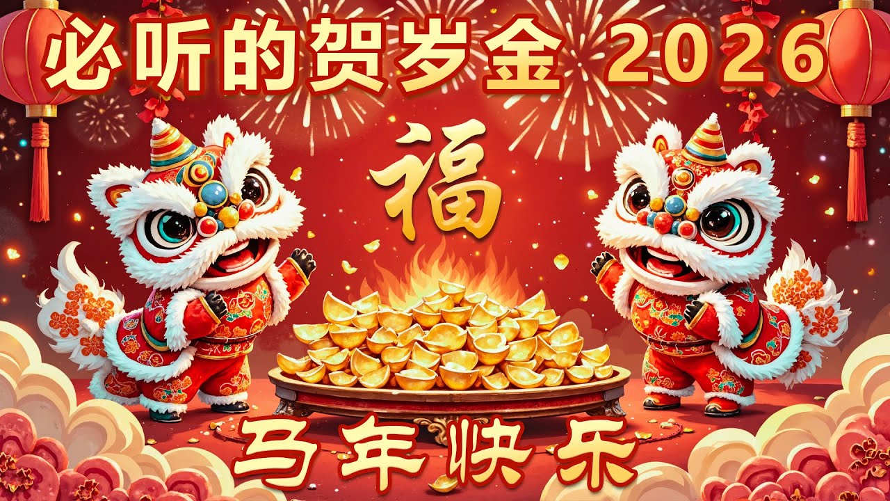 🧨 Chinese New Year Songs 2026 | Top 100 Traditional Lunar New Year Music - 恭喜发财・经典新年歌曲合集 - 贺岁金曲