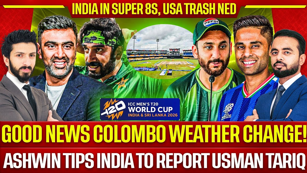 Oh Ashwin Tips India to Report Usman Tariq 😬|Good news No Rain | India in Super 8s, USA Beat Ned