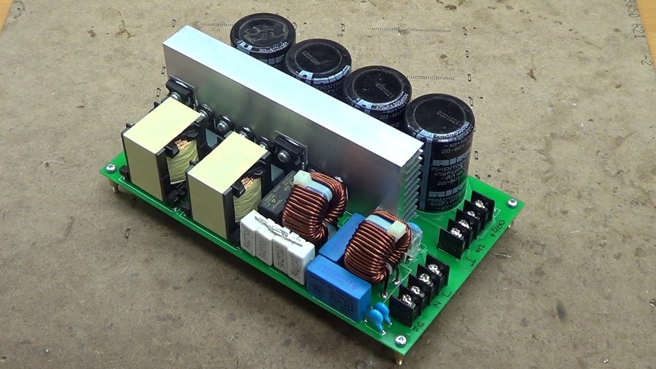 Безмоствой корректор коэффициента мощности 1300Вт Active 1300W Bridgeless PFC