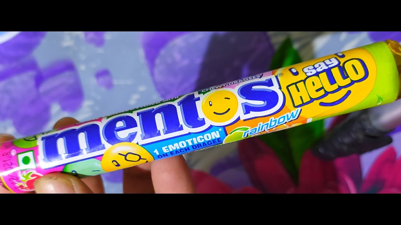 Testy New Mentos Rainbow (chewy dragees) #short