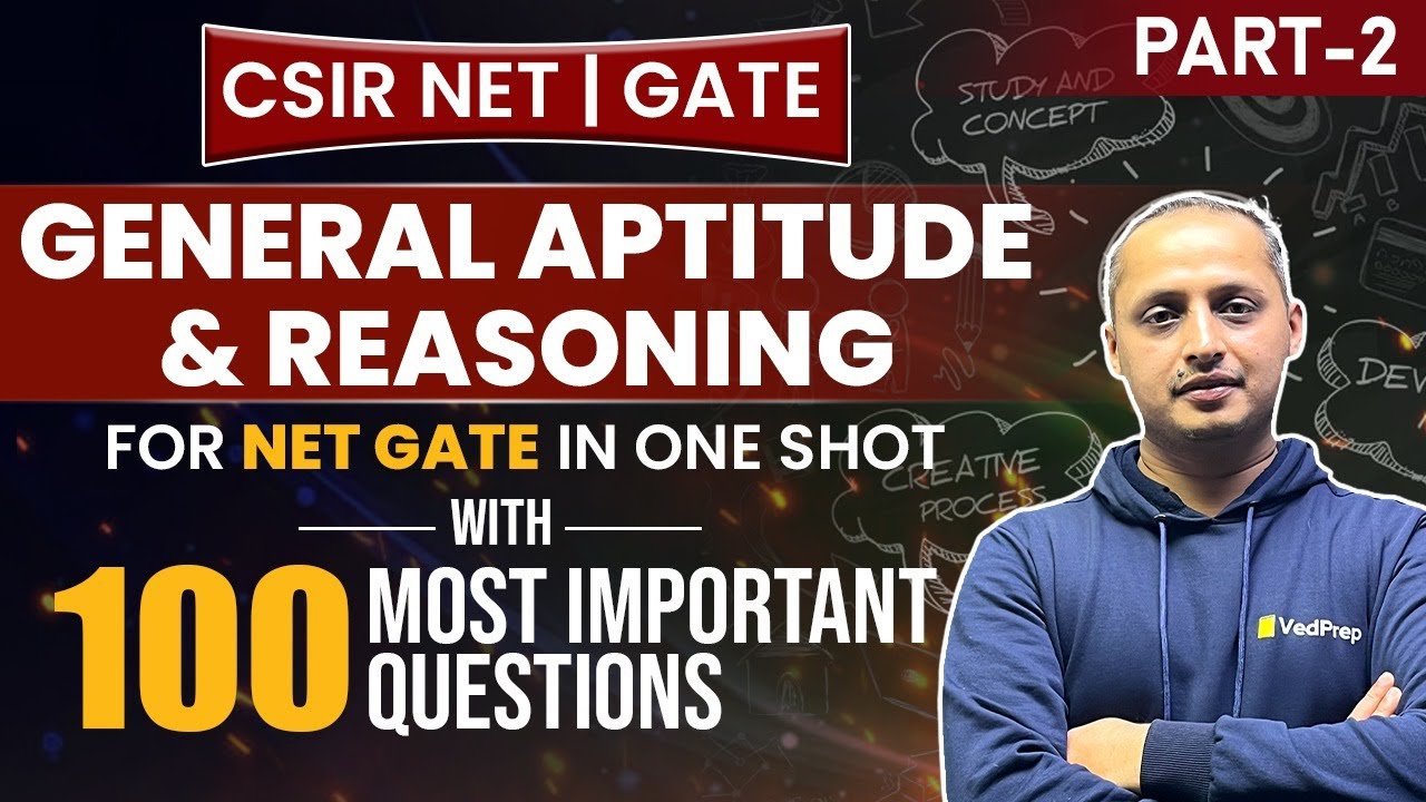 General Aptitude & Reasoning in One Shot | 100 Most Important Ques Part 2 |NPL 3.0 for CSIR NET&GATE
