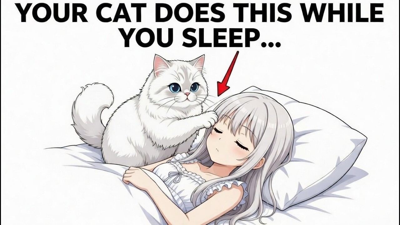 The One Weird Thing Your Cat Does Every Night While You Sleep