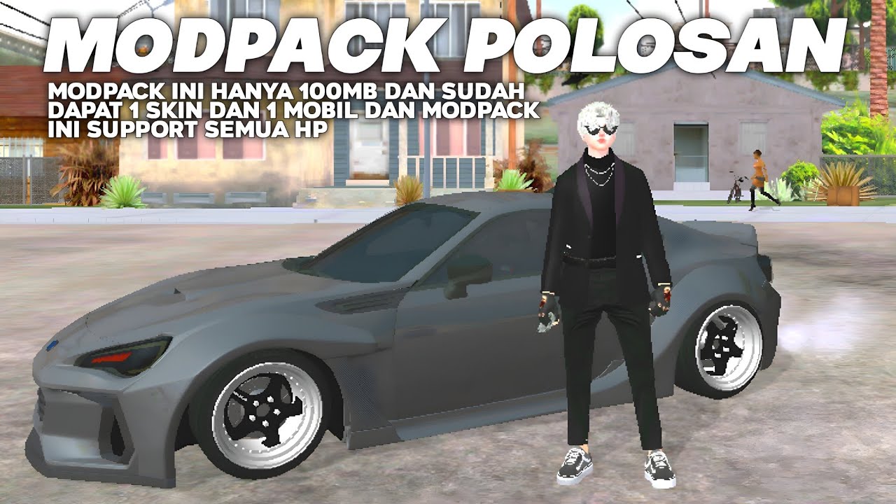 SHARE‼️ MODPACK POLOSAN FRESH SIMPLE CUMA 100MB!!😱 BONUS 1 SKIN DAN MOBIL + FITUR - SUPPORT SEMUA HP