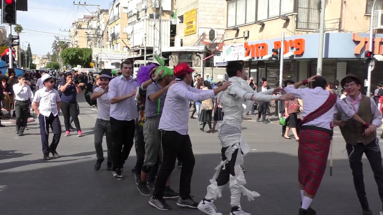 פורים בבני ברק 2016 PURIM