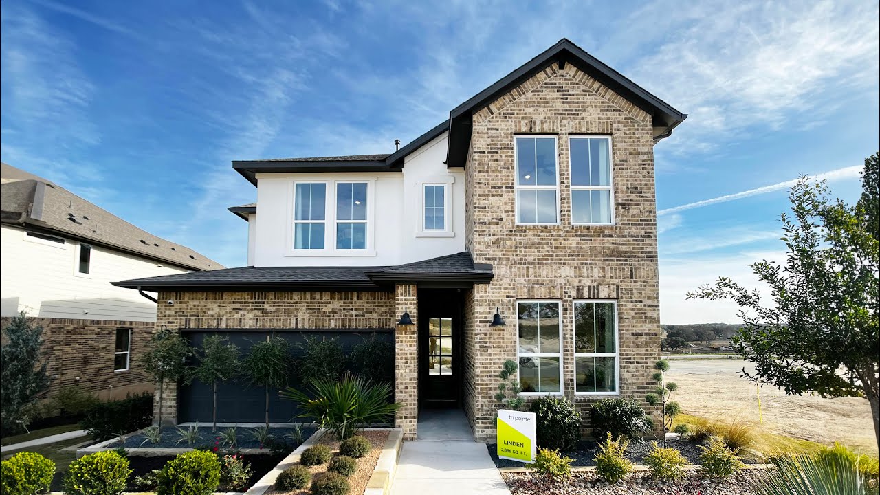 ~2900 sq ft Linden plan with Tri Pointe Homes in the Lariat community in Liberty Hill, TX