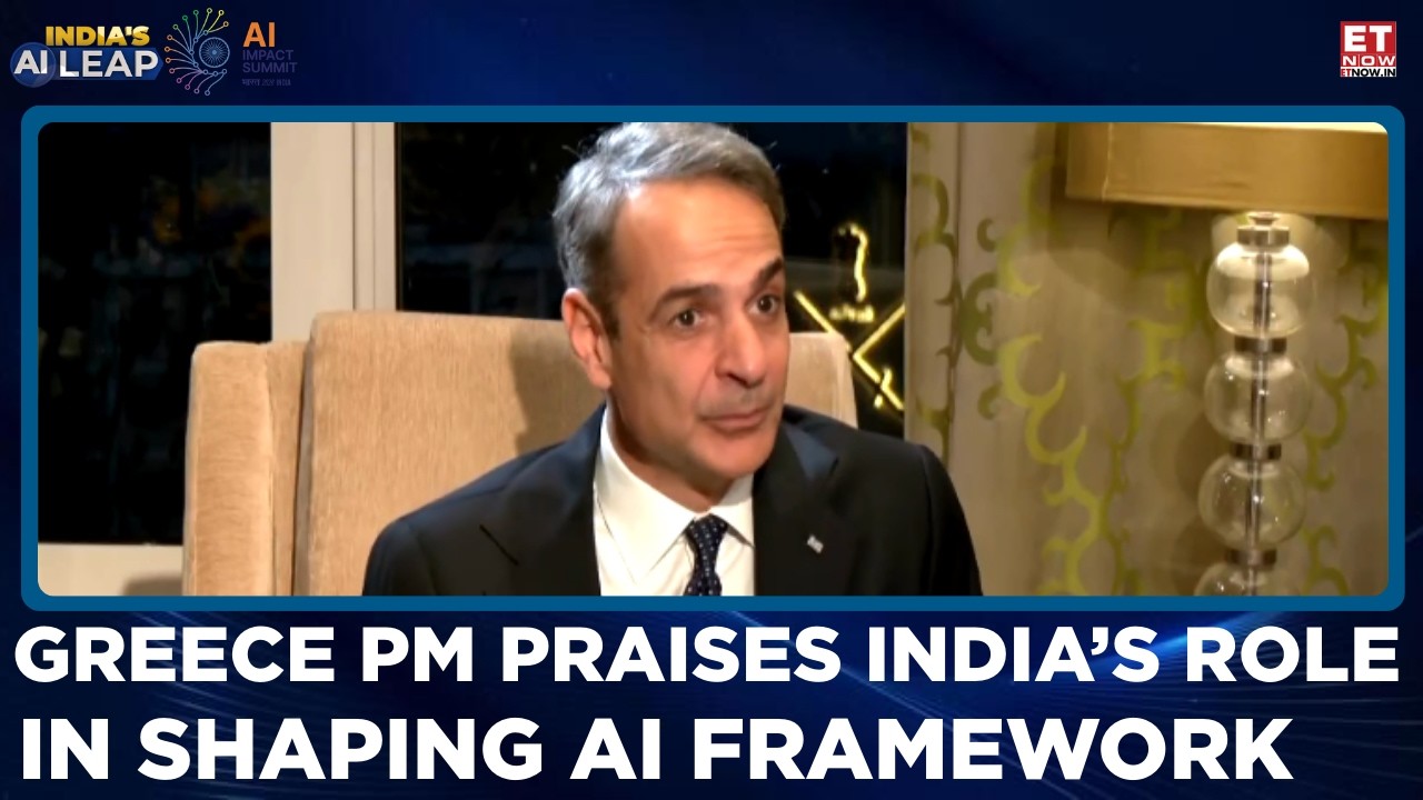 'India Leading Global AI Governance' | Greece PM At AI Summit | Business News | ET Now