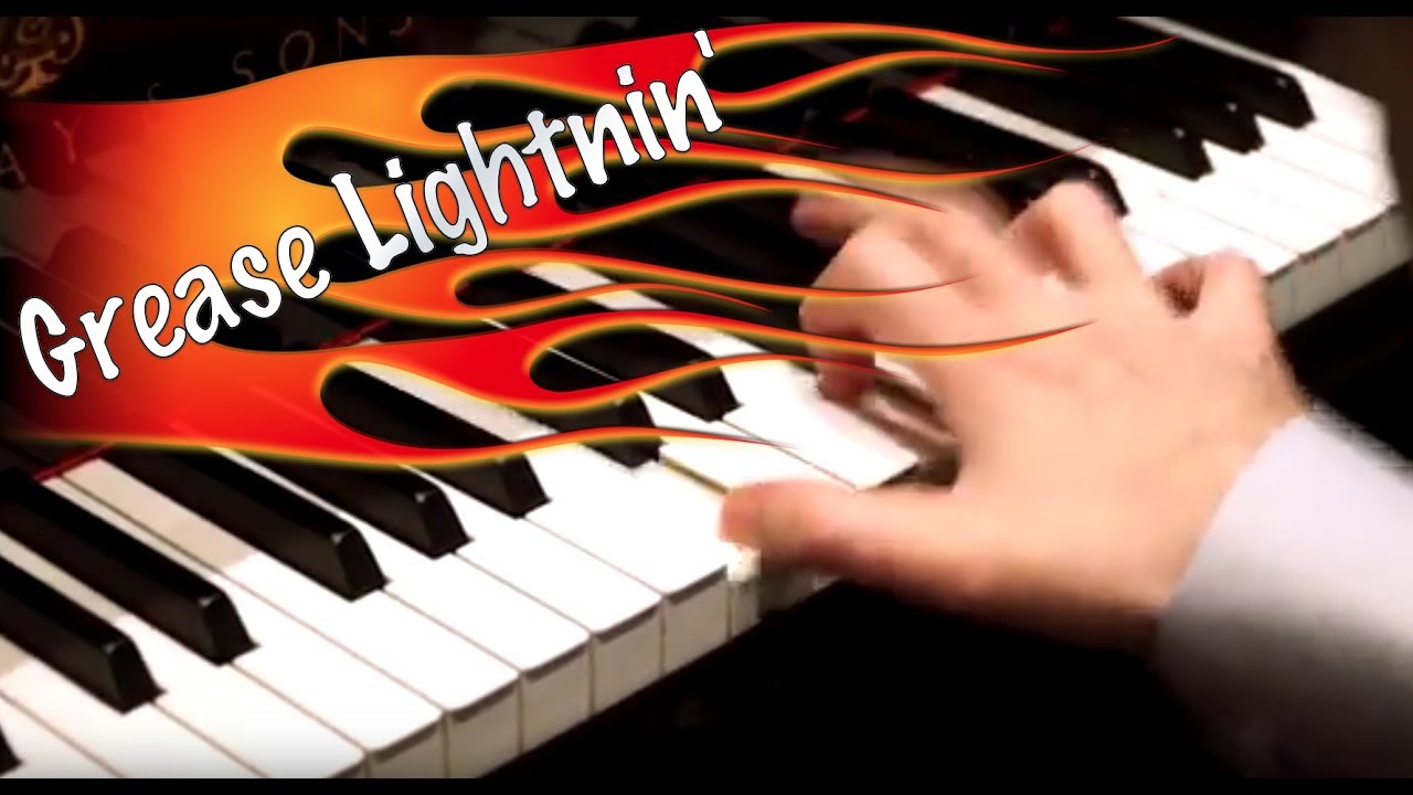 Grease - Greased Lightnin' - John Travolta (HD - HQ Piano Cover)