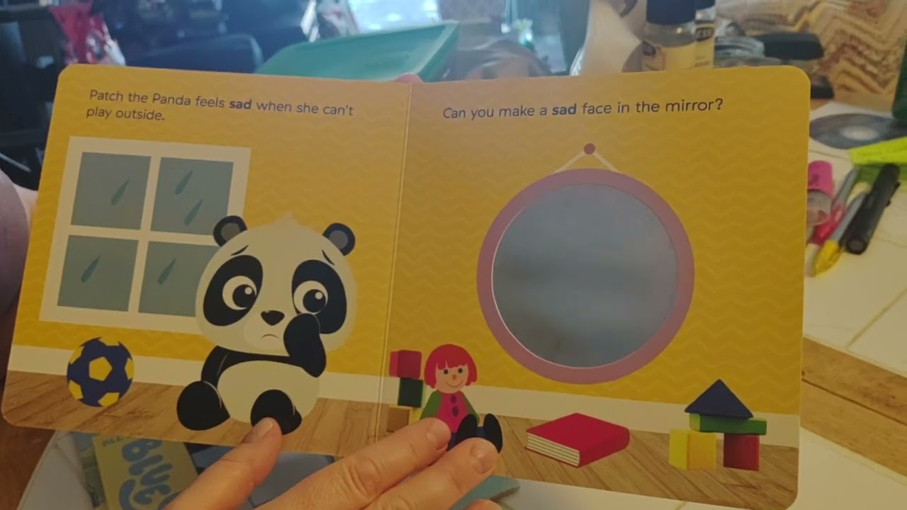Baby Einstein: My First Feelings Mirror Book - Read Aloud