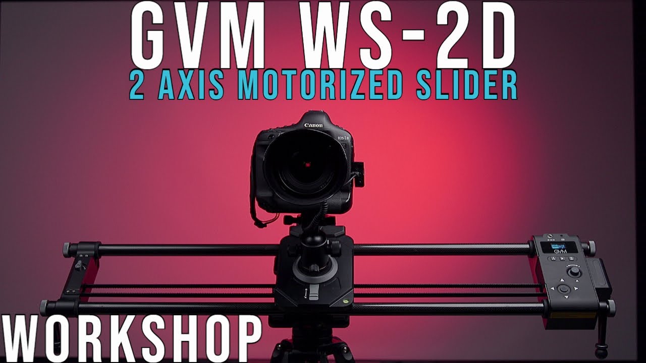 GVM WS 2D Motorized Slider Workshop, FULL MANUAL and Everything Else!
