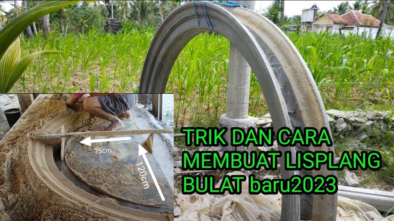 CARA MEMBUAT LISPLANG BULAT 2023