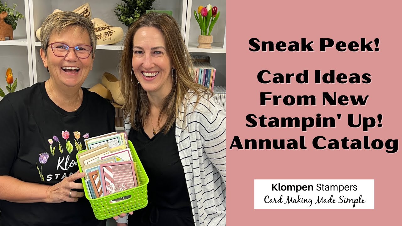 Sneak Peek of Card Ideas | New Stampin' Up! Annual Catalog