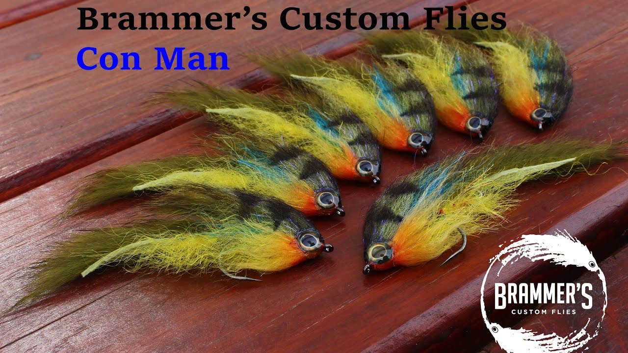 Fly Tying: Brammer's Con Man - Bluegill Imitation