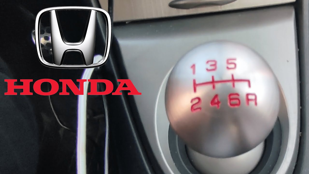 CHANGING THE GEAR KNOB ON A HONDA  CIVIC - remplacement du pommeau du levier de boite à vitesse !