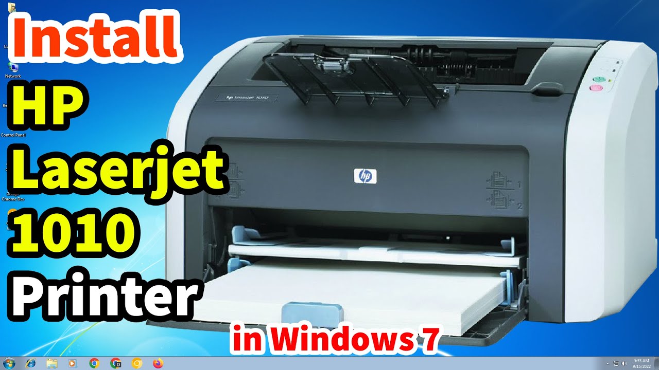 How to Download & Install Hp LaserJet 1010 Printer Driver in Windows 7 PC or Laptop