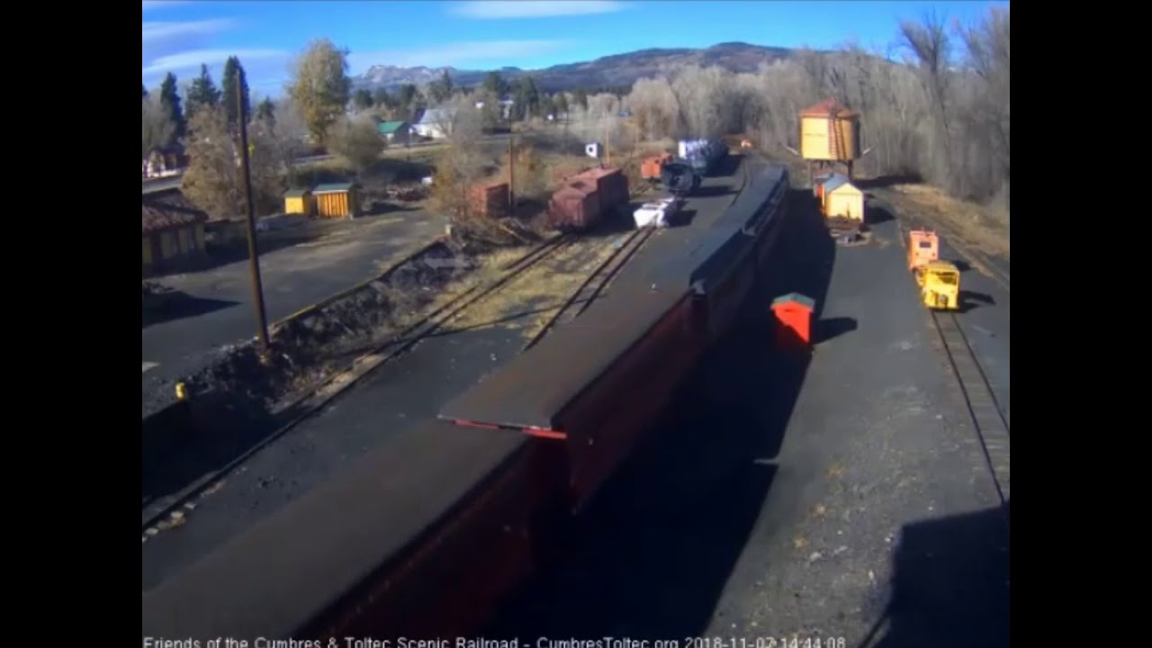 11/07/2018 488 comes into Chama, NM with a train from Antonito